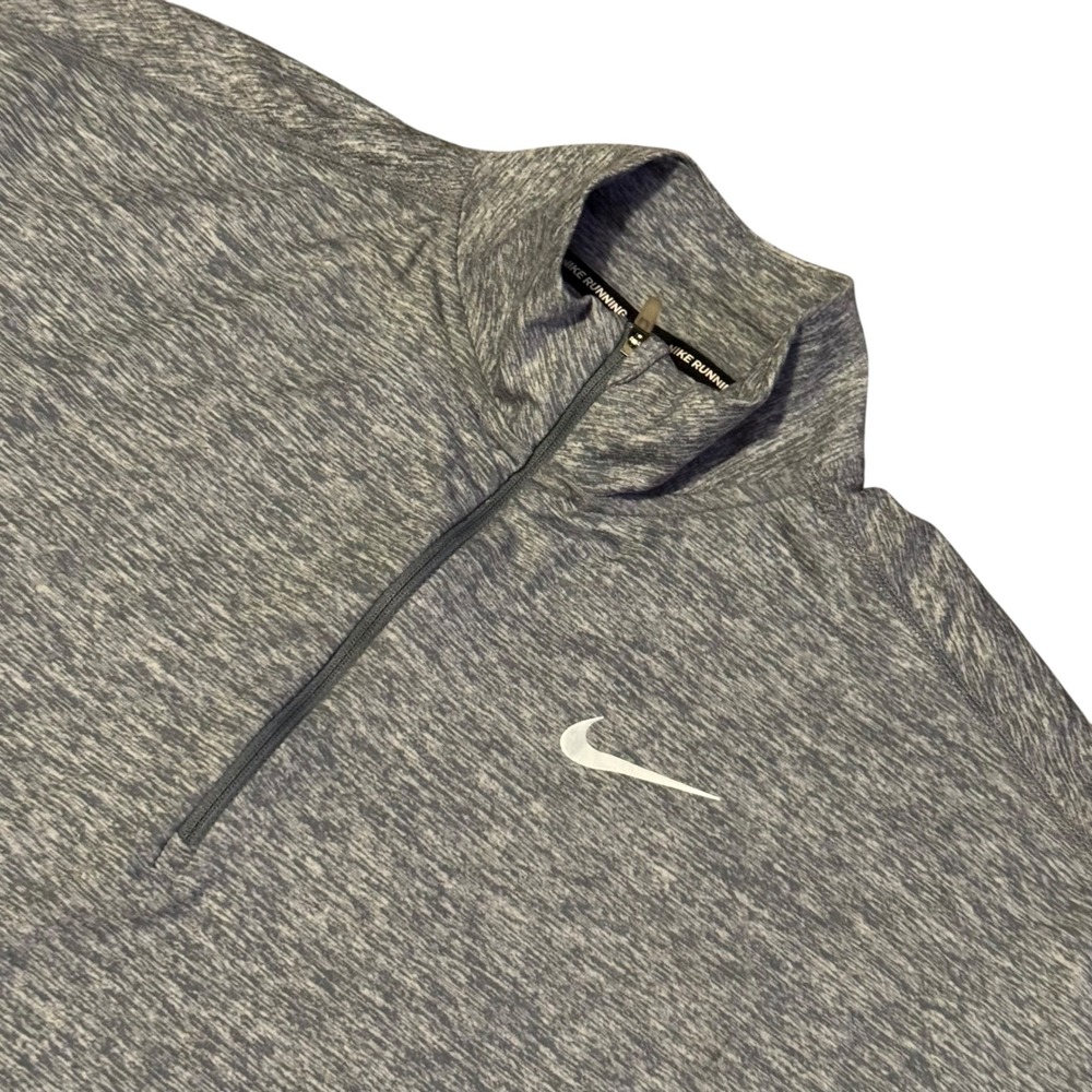 Nike Dri-FIT Running Pullover Women's Size Small Gray Long Sleeve Top Activewear